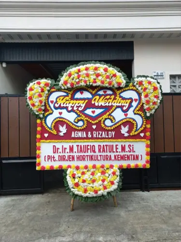 Papan Bunga Pernikahan kedaung kali angke